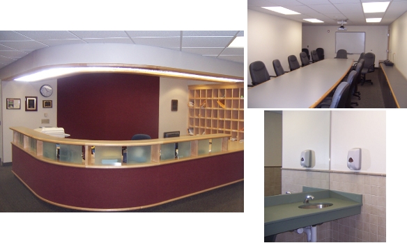 Renovations of school district administration offices.