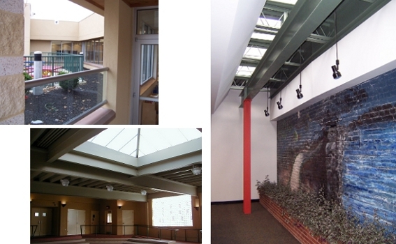 Renovations to an existing 25,000 square foot industrial structure. Adapting vacant facility to include educational, activity, training and community spaces.